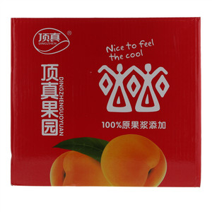 顶真桃汁饮品