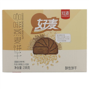 好麦咖啡燕麦酥性饼干