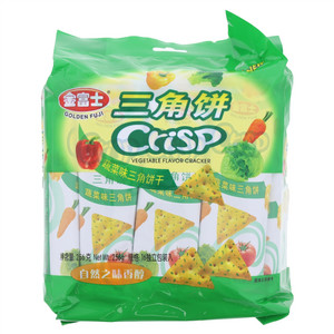 金富士蔬菜味三角饼干