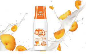 小甜牛320克黄桃酸奶