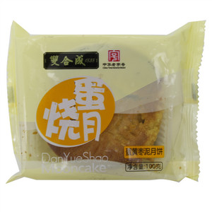 双合成 蛋月烧蛋黄枣泥月饼