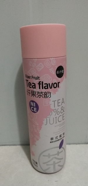 粒汁健纤果茶韵泰式蜜桃（蜜桃乌龙茶复合果汁饮料）