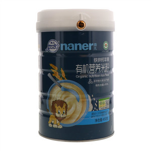 南儿铁锌钙苹果有机营养米粉