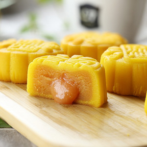 龙联哆哆流心奶黄原味月饼