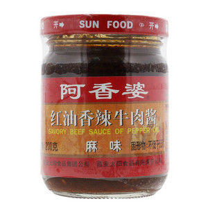 阿香婆红油香辣牛肉酱(麻味)