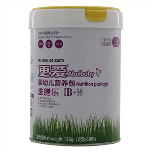 一颖更爱维生素B+锌辅食营养补充品