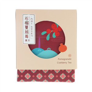 西湖玉石榴蔓越莓水果茶8X14克
