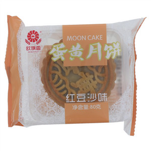 欧旗香红豆沙味蛋黄月饼