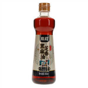 紫程黑芝麻香油450ml