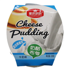 果然飘飘牛奶味奶酪布甸（果味果冻）