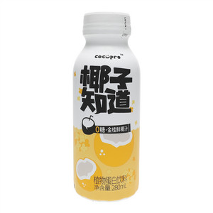 椰子知道0糖金桂鲜椰汁