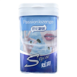 世纪糖朝水蜜桃味、西瓜味、柠檬味炫爽含片