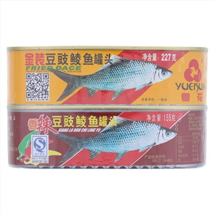 粤花香辣/金装豆豉鲮鱼罐头
