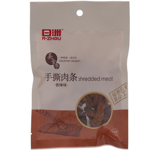 60克日洲手撕肉条（香辣味）
