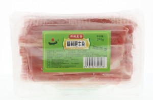 邦诚美食精制肥牛片250g
