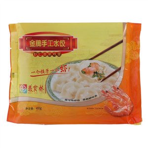 美食林虾仁韭菜鸡蛋金牌手工水饺