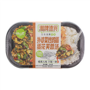田小花外婆菜炒鸡蛋自热饭