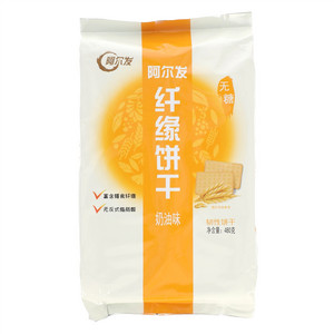 阿尔发无糖奶油味纤缘饼干