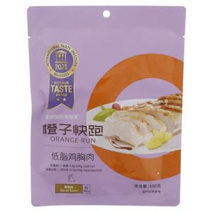 橙子快跑秘制味低脂鸡胸肉
