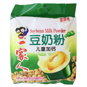 一家人儿童加钙豆奶粉