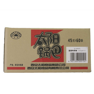 太阳锅巴五香牛肉45g×60袋