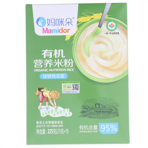 妈咪朵铁锌钙苹果有机营养米粉