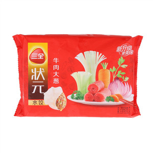 三全牛肉大葱水饺