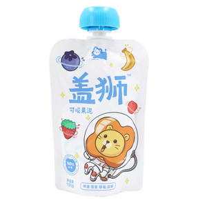 盖狮苹果香蕉草莓蓝莓果泥