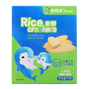 爱妈海水果味米饼