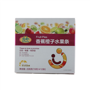 贝兜香蕉橙子水果条