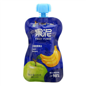 爱妈海苹果香蕉果汁泥