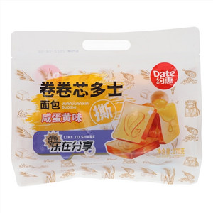 约惠咸蛋黄味卷卷芯多士面包