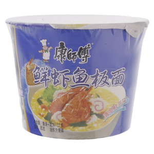 康师傅鲜虾鱼板面