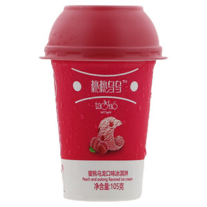 桃桃乌乌蜜桃乌龙冰淇淋
