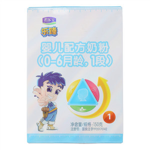 君乐宝乐臻婴儿配方奶粉（0-6月龄，1段）