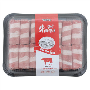 巧林牧场500g牛肉卷（盒）