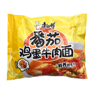 康师傅番茄鸡蛋牛肉袋面