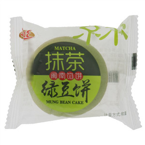 千丝抹茶绿豆饼