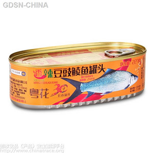 粤花香辣豆豉鲮鱼罐头