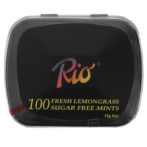 Rio 瑞欧 柠檬香草味劲酷无糖薄荷糖（坚实型压片糖果）