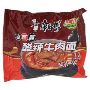 康师傅酸辣牛肉面