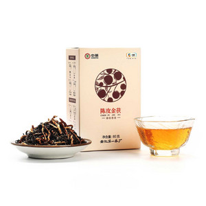 中茶陈皮金茯调味黑茶