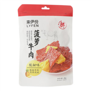 来伊份酸甜味菠萝牛肉