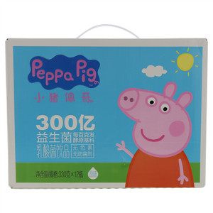 好+1peppa pig小猪佩奇原味乳酸菌饮品