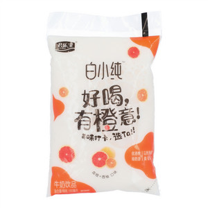 君乐宝血橙+西柚牛奶饮品
