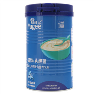 育记髙锌+乳酸菌婴幼儿特殊膳食营养米粉