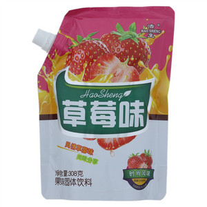 浩生草莓味果味固体饮料