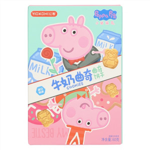 YICKCHI亿智Peppa Pig小猪佩奇牛奶曲奇