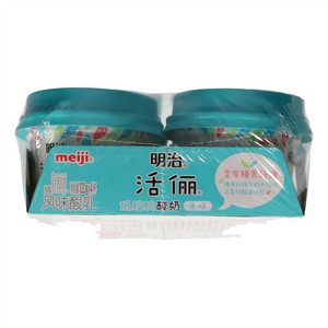 meiji明治活俪原味低脂肪酸奶