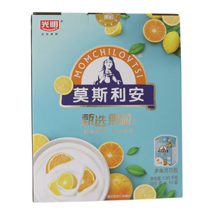 光明莫斯利安巴氏杀菌热处理风味酸牛奶(甜橙、柠檬)195g*10